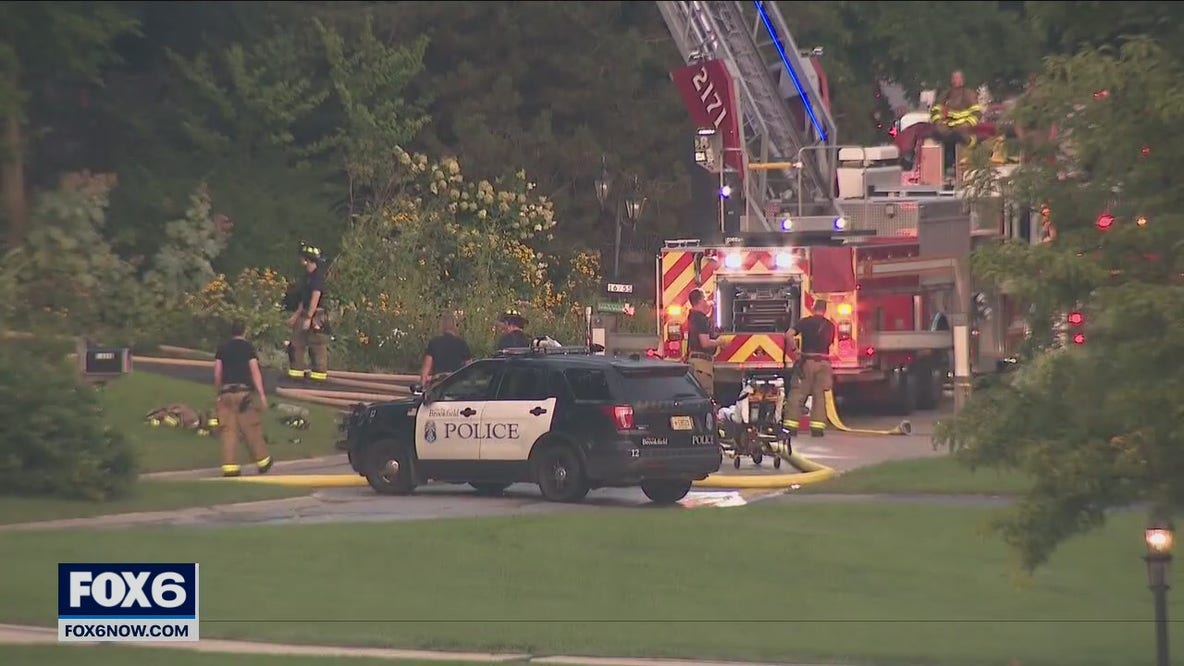 Brookfield explosion, house fire; residents, dogs safe